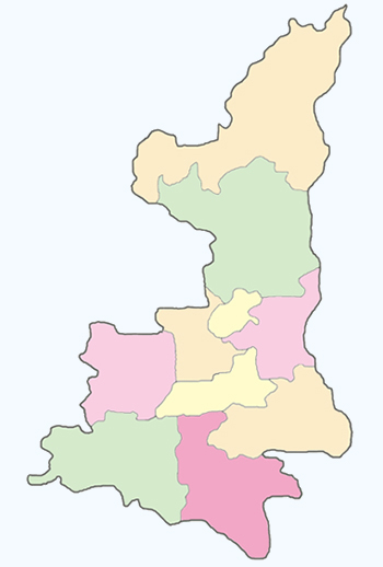 陕西省地図